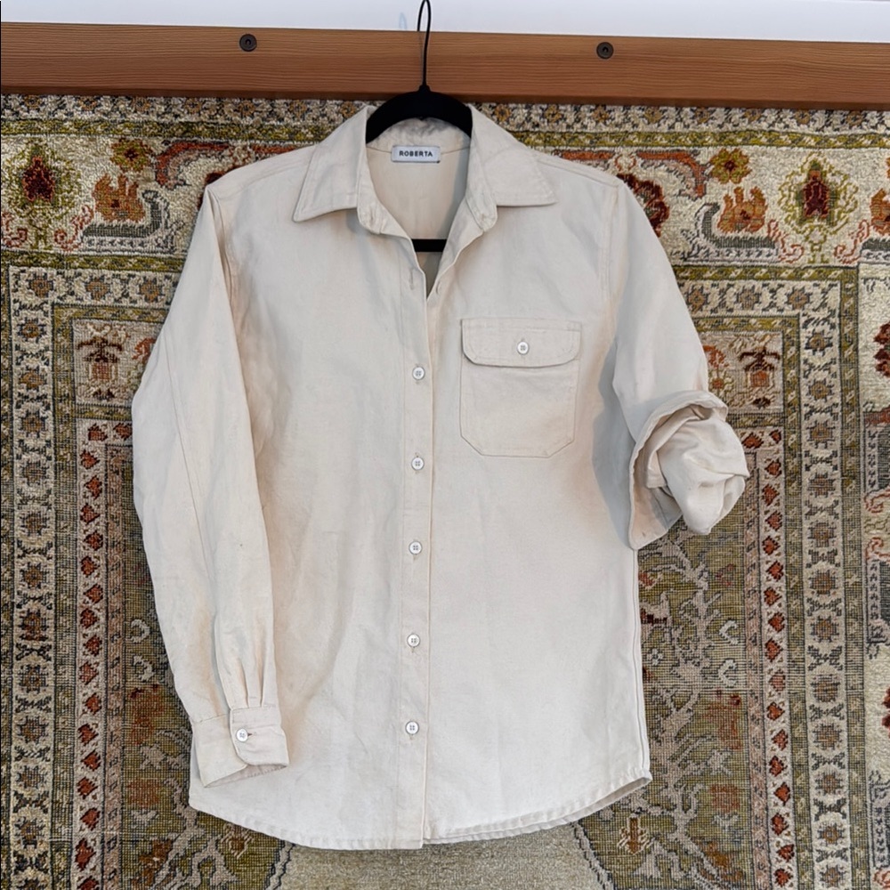 ROBERTA NATURAL GEORGIA BUTTON DOWN